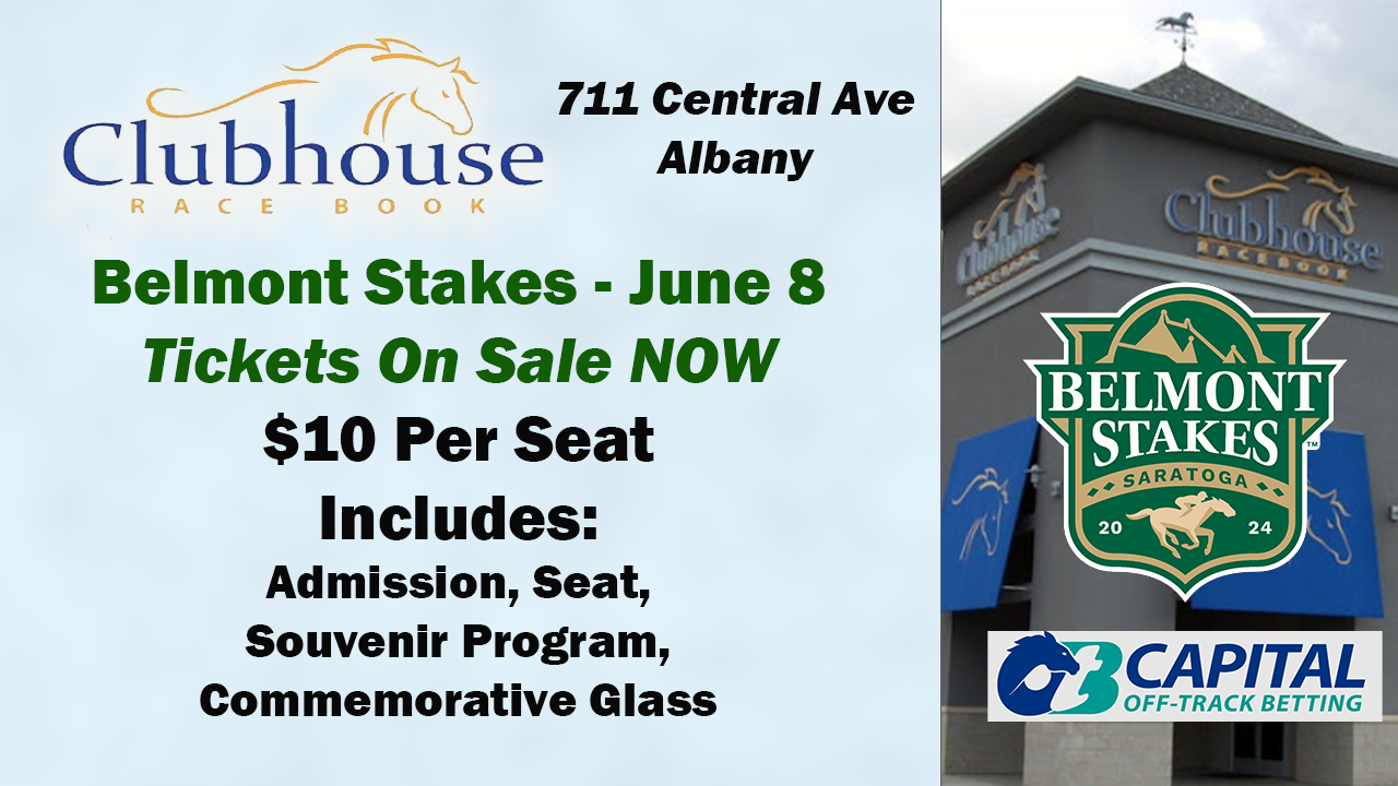 Reserve Clubhouse Racebook seats for BEL Saratoga Capital OTB