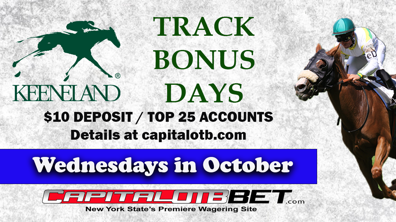 $10 Keeneland Track Bonus