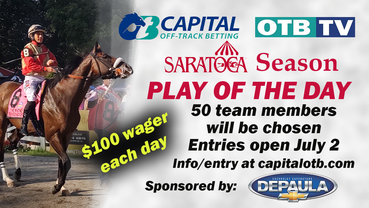 2025 Saratoga Play of the Day Bankroll