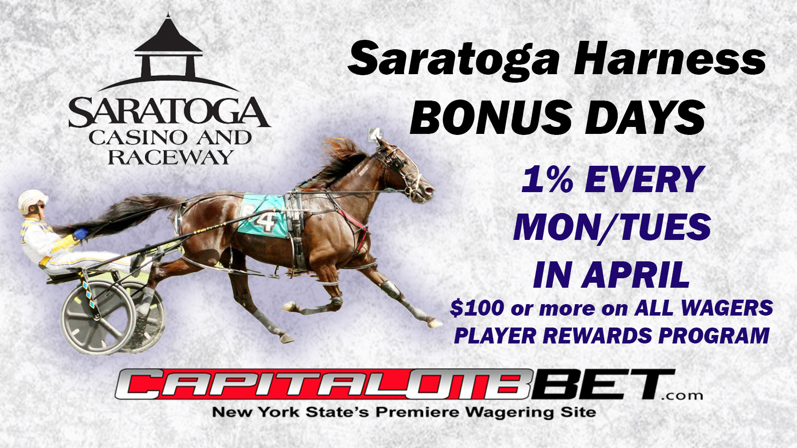 Saratoga Harness Bonus